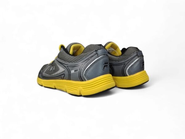 Fila Cool Max Hombres Gris Amarillo para Correr. Talla 11 - Imagen 3