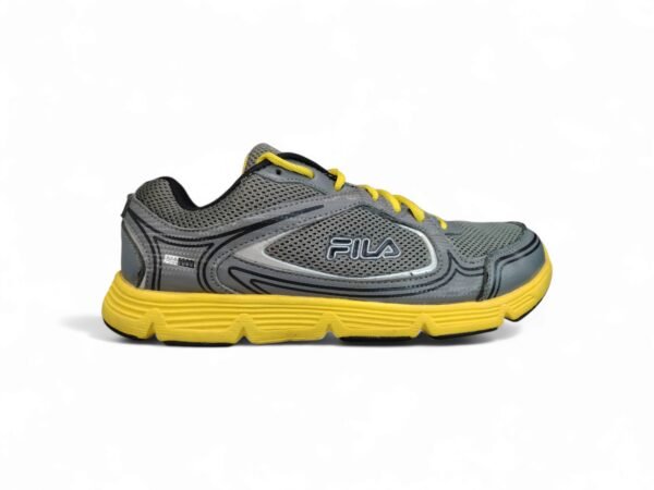 Fila Cool Max Hombres Talla 12 Gris Amarillo Entrenamiento Atlético Zapatos para Correr. Talla 11, 28CM
