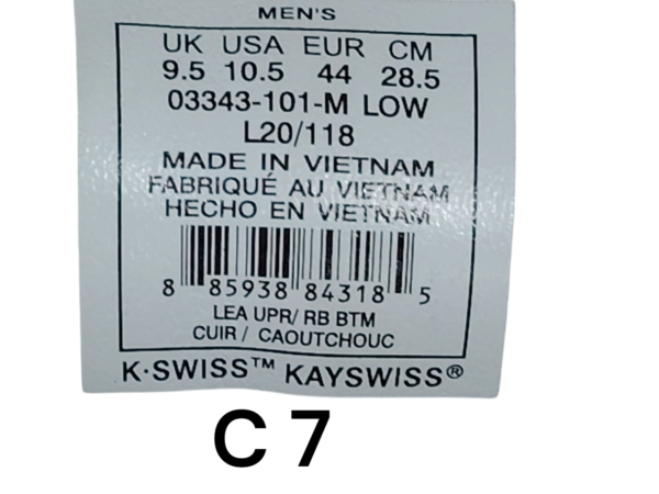 K Swiss Talla 10.5