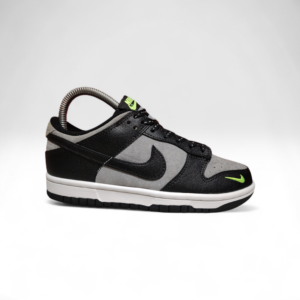 Nike Dunk Low in the "Black Cool Grey Volt".